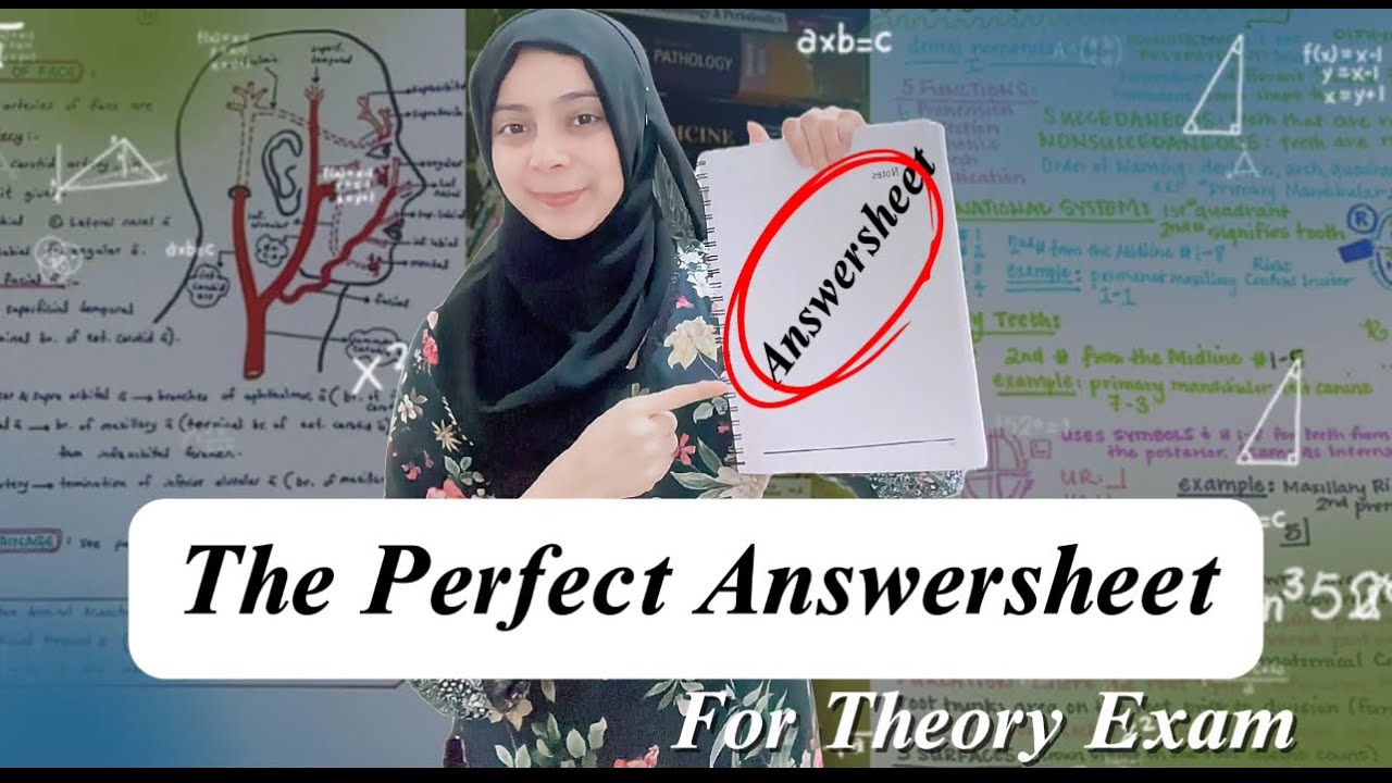 WRITE A  PERFECT ANSWERSHEET IN BDS EXAMS ! IMPRESS THE EXAMINER