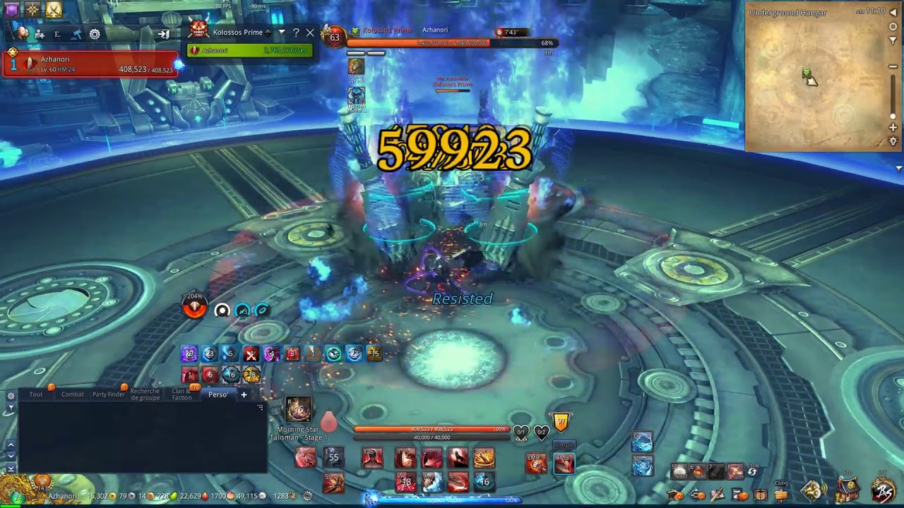 [Blade and Soul] Hangar 0 Solo Nobrain DPS - Warden Madness