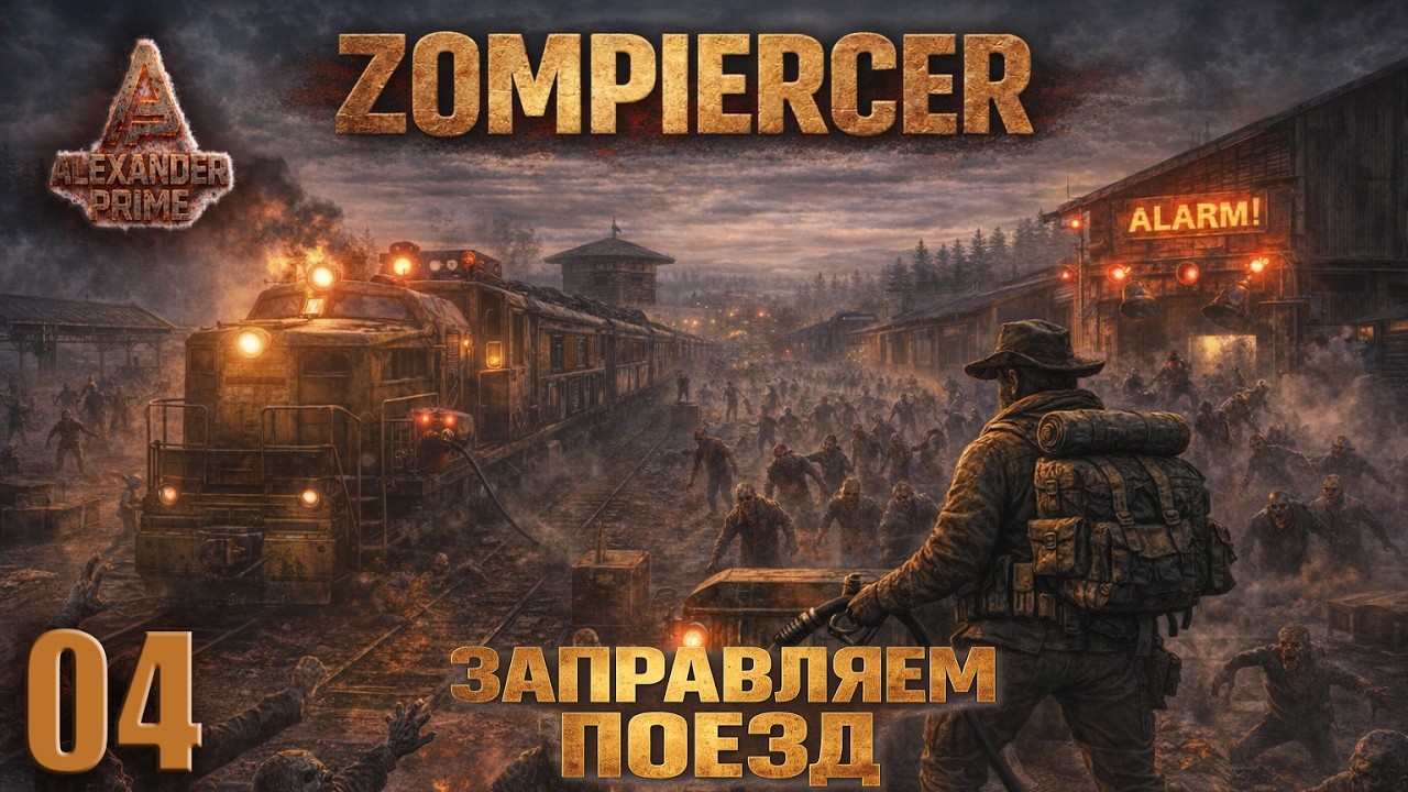 ЗОМБИ-АПОКАЛИПСИС НА ПОЕЗДЕ! #04 | Заправляем поезд! | Прохождение Zompiercer