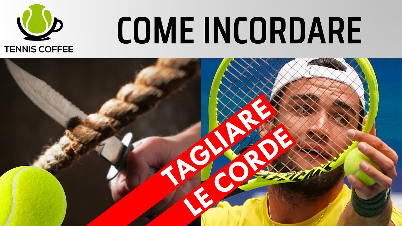 INCORDARE una racchetta da tennis, puntata 2 ❌ come TAGLIARE LE CORDE senza danneggiare il telaio ☢️