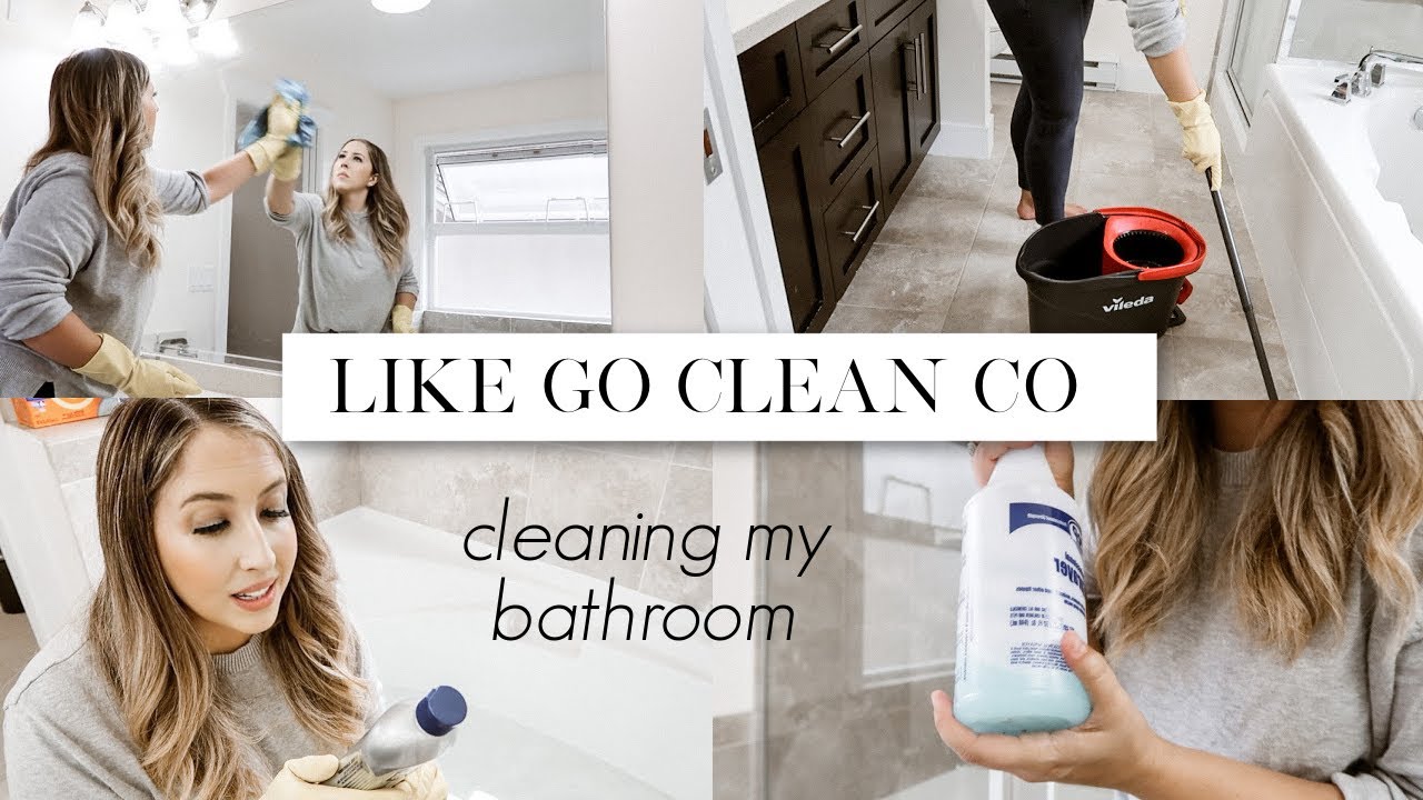 CLEANING MY BATHROOM LIKE GO CLEAN CO | Bathroom Deep Cleaning Motivation & Tips From The Pros!