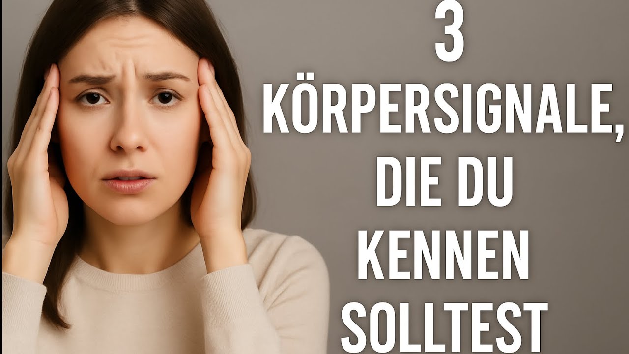 3 Warnsignale deines Körpers, die du nicht ignorieren solltest  #Körpersignale #Achtsamkeit