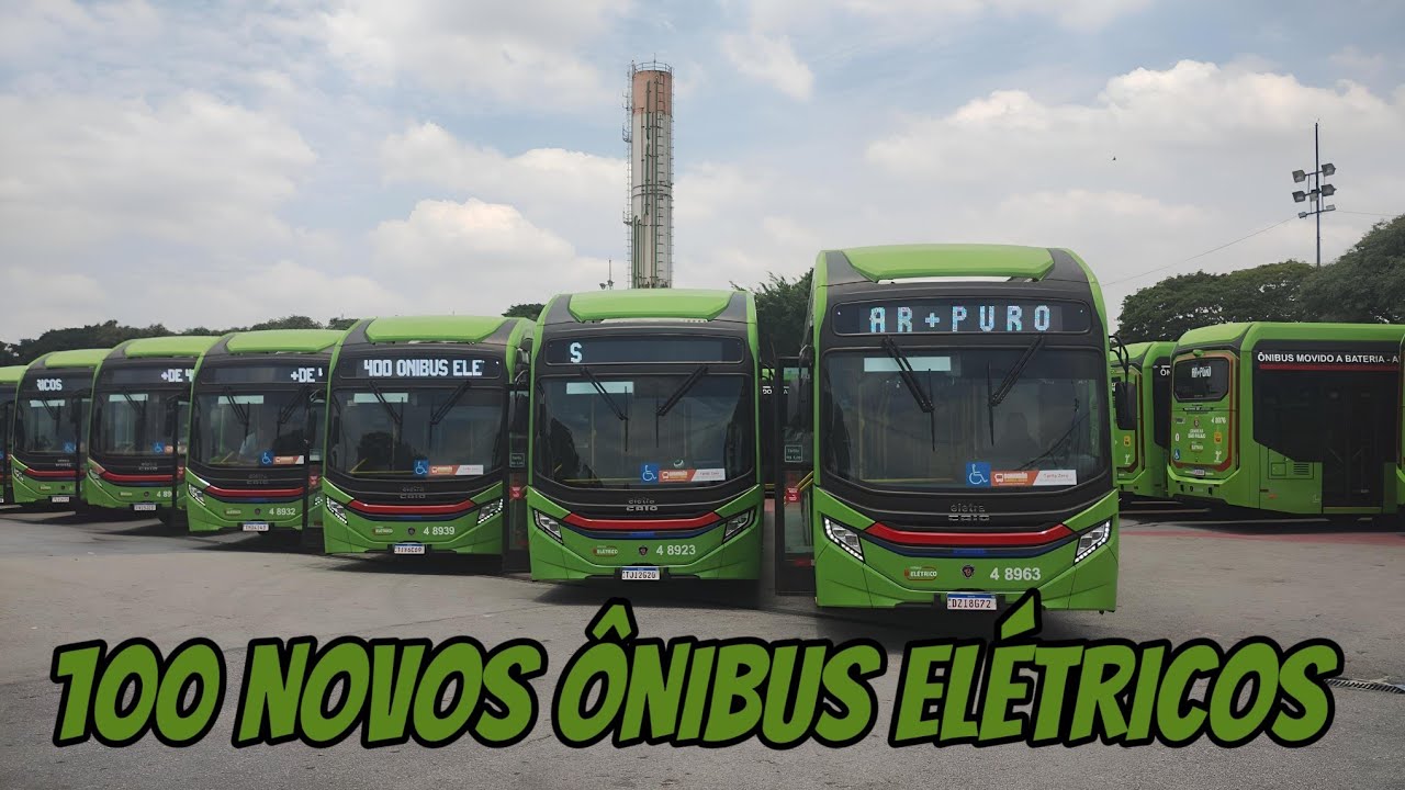 A ENTREGA DE 100 NOVOS ÔNIBUS ELÉTRICOS PARA SÃO PAULO!!!!!