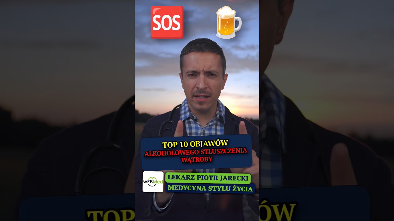 Czy znasz, 10 Objaw&oacute;w Alkoholowego Stłuszczenia Wątroby? 🤯 🍷 #shorts
