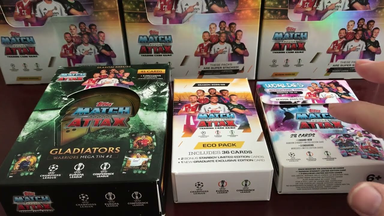 Match Attax 25/26 -Tins and eco pack opening