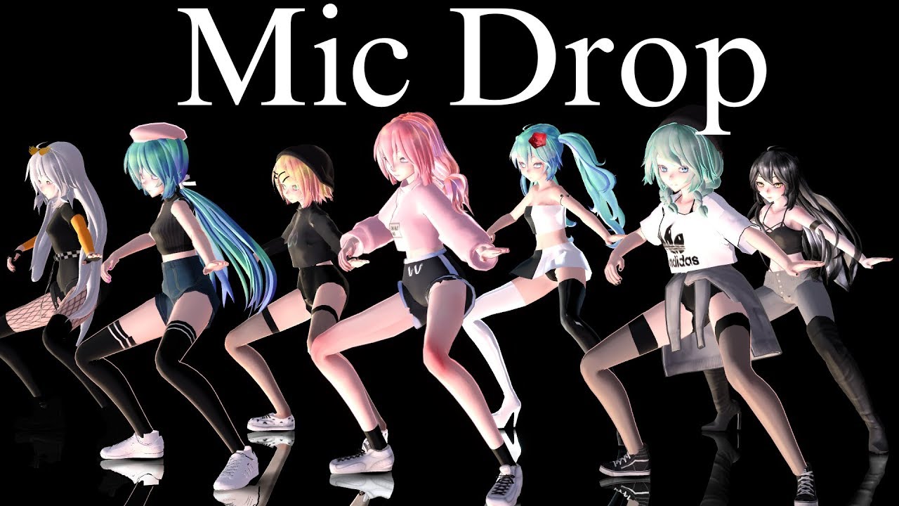【MMD】BTS (방탄소년단) 'MIC Drop || Rosy Miku