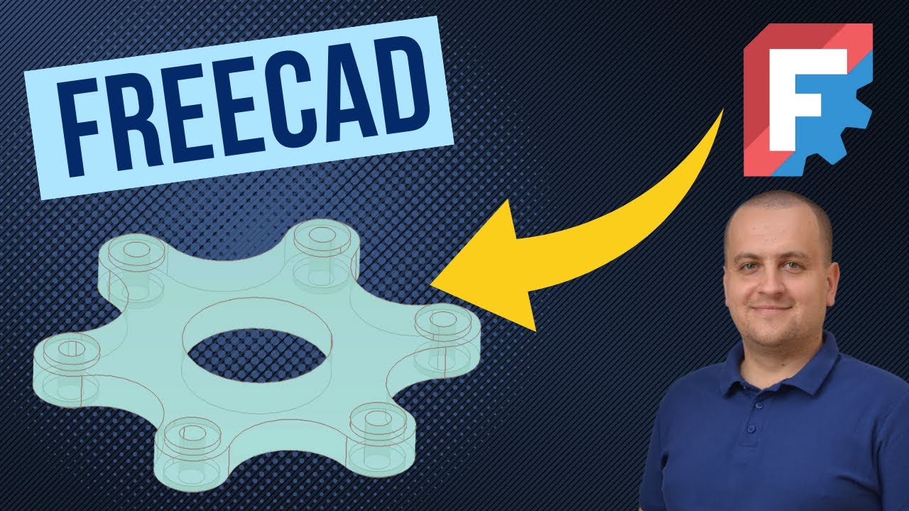 FreeCAD Przykład Modelowania 3D dla Początkujących