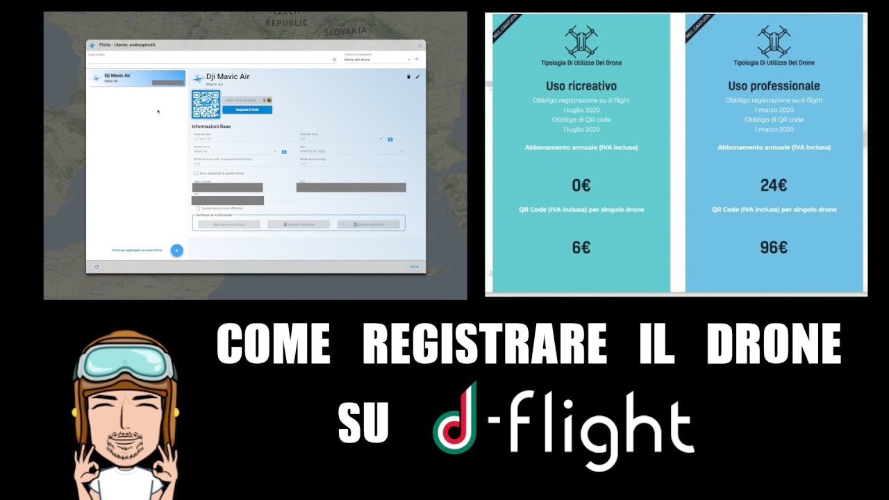 COME REGISTRARE IL DRONE SU DFLIGHT - GUIDA COMPLETA