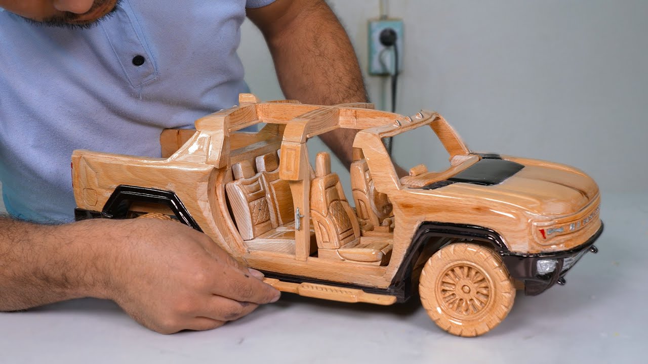 I Built a Wooden Hummer H1 by Hand | Amazing Wood Car Model
