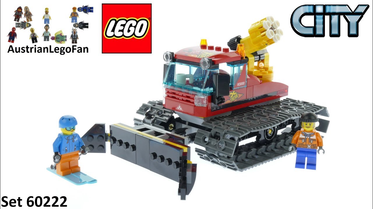 Lego City 60222 Snow Groomer Speed Build