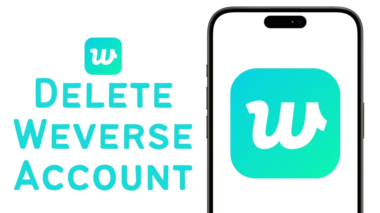 How To Delete Weverse Account Permanently