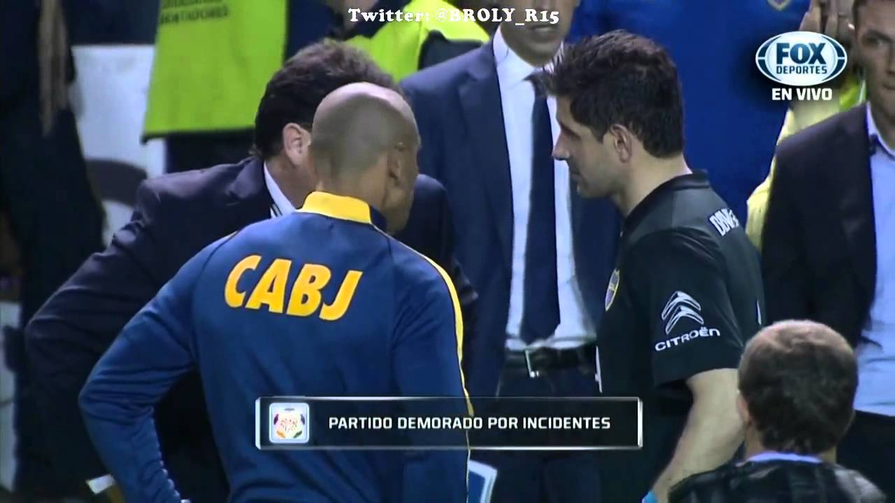 Boca Juniors vs River Plate (Partido Suspendido) y Atletico Nacional vs Emelec 1-0 HD