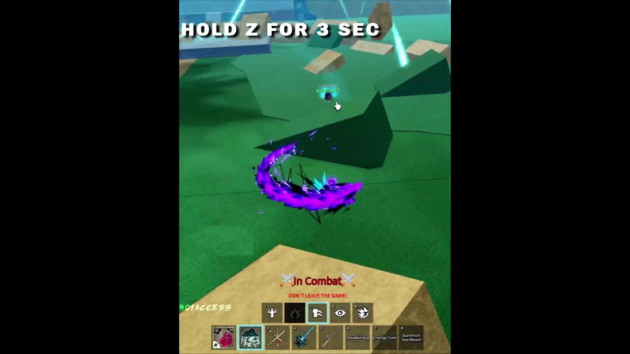 Lightning Fruit Purple🟣 Skin showcase   -   In    -    Blox Fruit