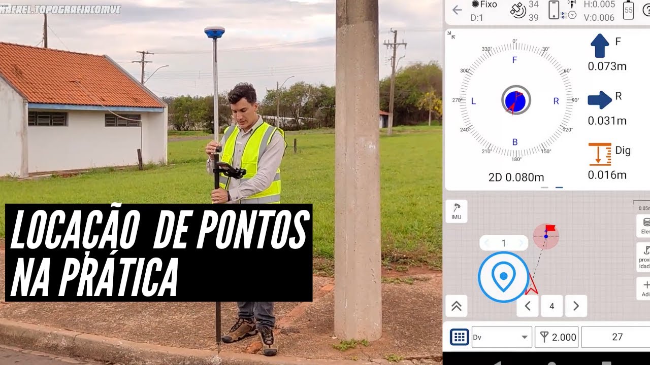 GNSS RTK - Passo a Passo Da Locação/Implantação De Pontos Na Prática