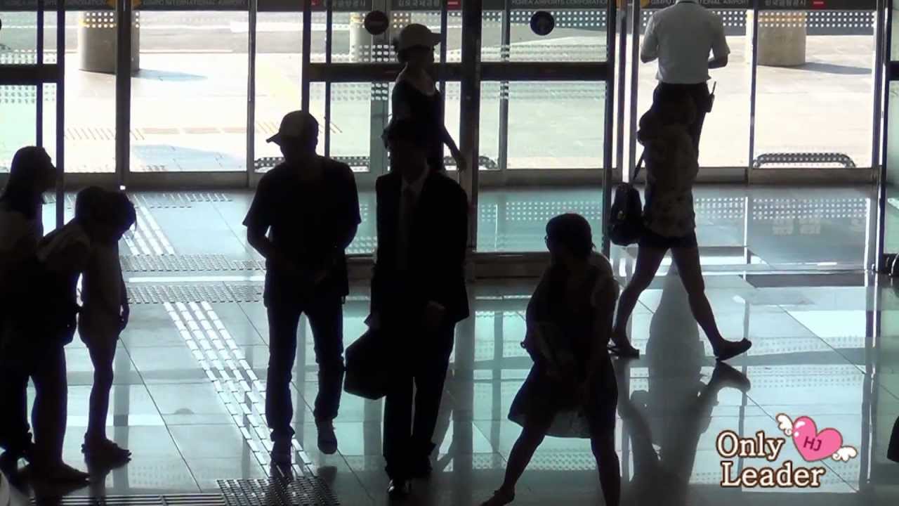 20120805 Kim hyun joong fancam @ Gimpo Airport departed - Japan