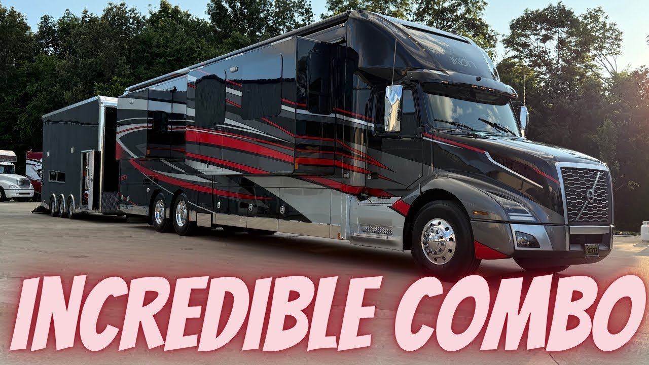 INCREDIBLE Combo | 2020 Renegade iKon Super C Motorhome | 2019 Sundowner 24' Stacker Trailer