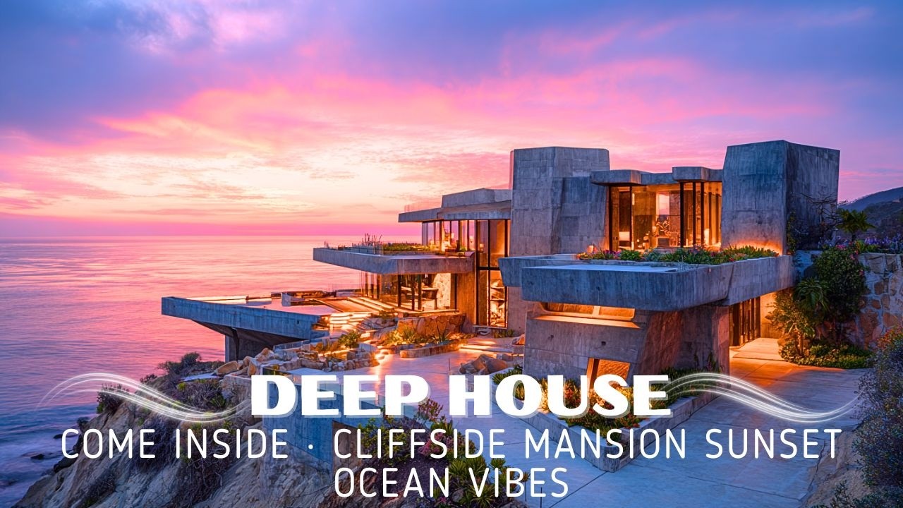 Where the Ocean Meets the Sky | Cliffside Mansion Sunset Deep House Mix | Luxury Ocean Vibes 2026