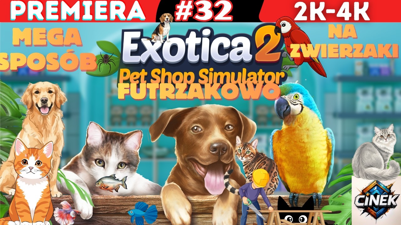MEGA SPOSÓB NA ZWIERZAK🐕🐈🦦I🕷️🎨EXOTICA 2 PET SHOP SIMULATOR#32 #gaming#gameplay#simulator#symulator