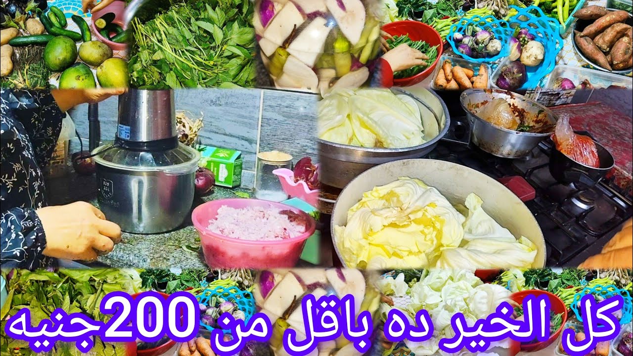 💥 بأقل من 200 جنيه مليت الفريزر والتلاجة خير! 🛒 تنظيم مشترياتي بعد السوق ❄️✨