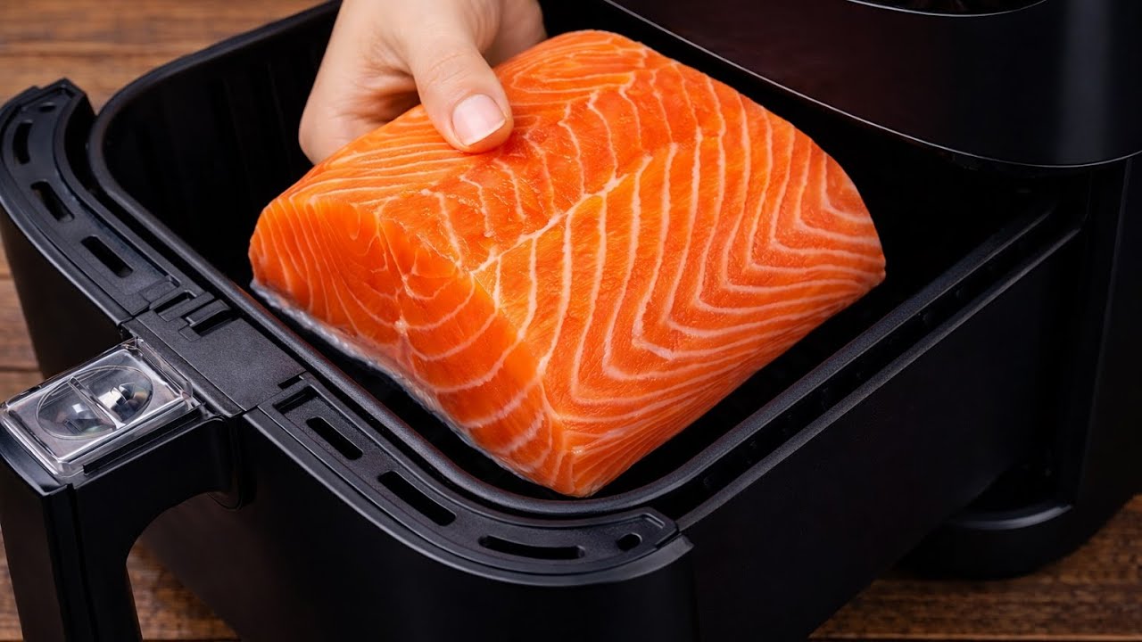 Stop frying salmon! I learned this air fryer trick from a Korean chef.