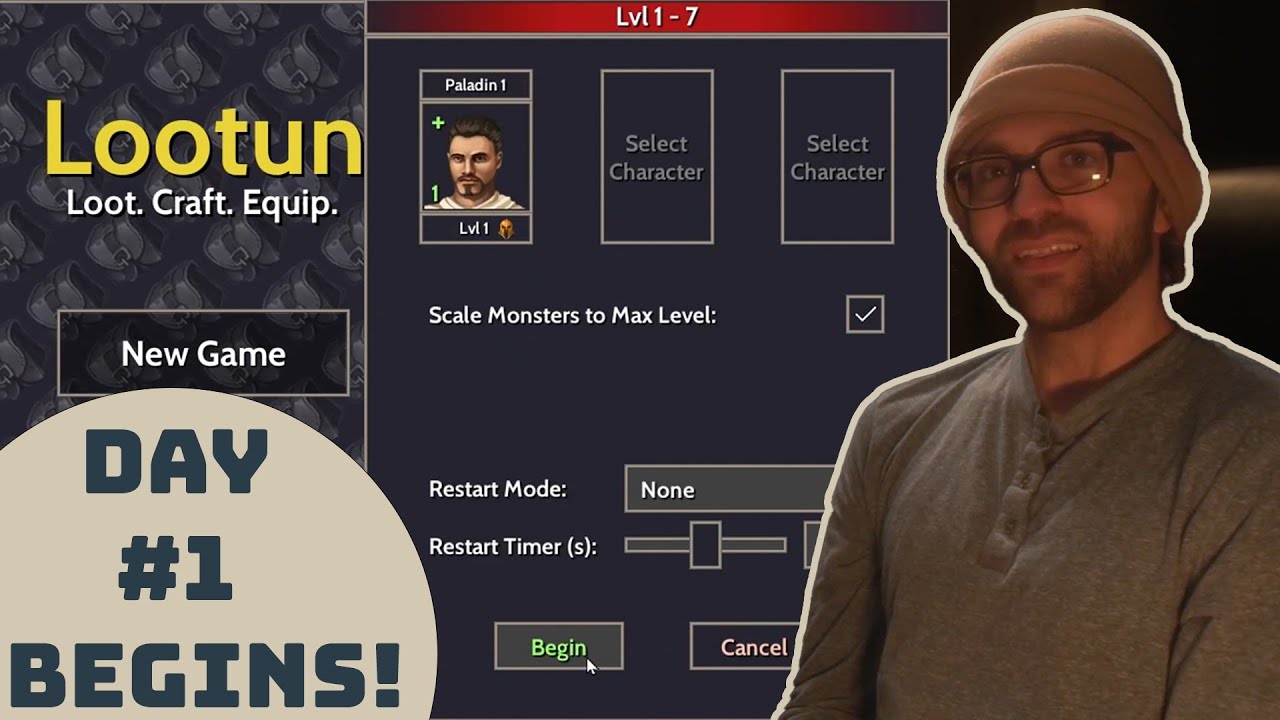 Lootun Gameplay | Day 1 - I thought this was an idle game