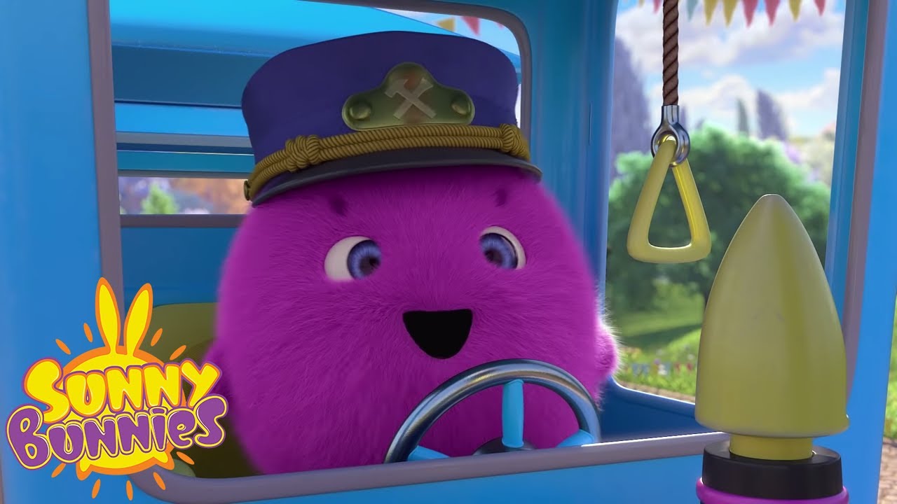 SUNNY BUNNIES - The Old Steam Train | Season 4 | Cartoons for Children