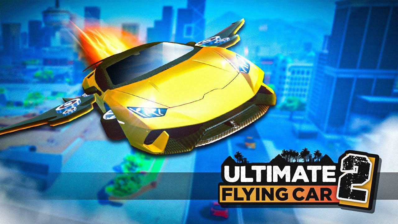 ULTIMATE FLYING CAR 2 - Gameplay - Play without download!