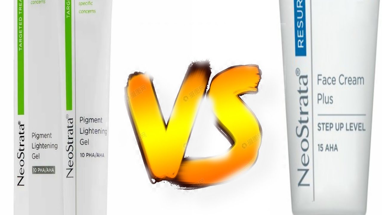 ما الفرق بين Neostrata pigment lightening gel و Neostrata face cream plus/step UP level 15AHA