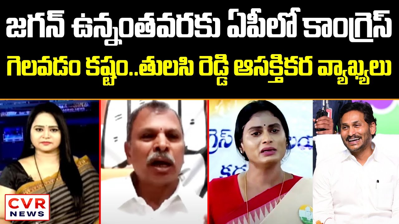 జగన్ ఉన్నంతవరకు ఏపీలో కాంగ్రెస్ గెలవదు.. తులసి రెడ్డి ఆసక్తికర వ్యాఖ్యలు | Tulasi Reddy About YCP