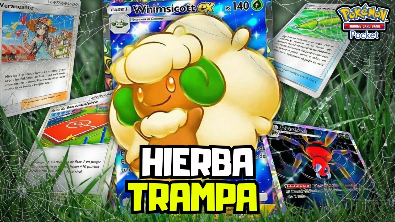 ACTUALIZACION * MAZO Whimsicott - ARIADOS * en Pokémon TCG Pocket