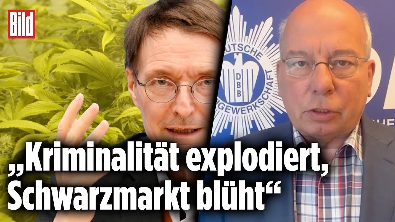 Harte Kritik an Lauterbachs Kiffer-Pläne | Rainer Wendt zur Cannabis-Legalisierung
