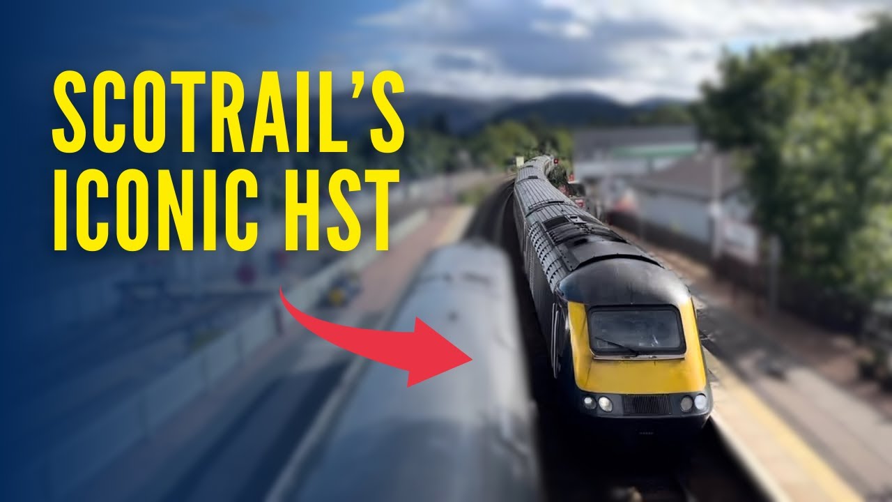 INVERNESS to GLASGOW on Scotrail's Iconic HST