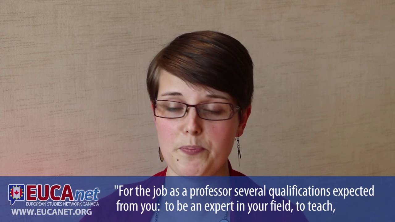 Laurie Beaudonnet: Young Europeanists in Canada and the Canadian job market