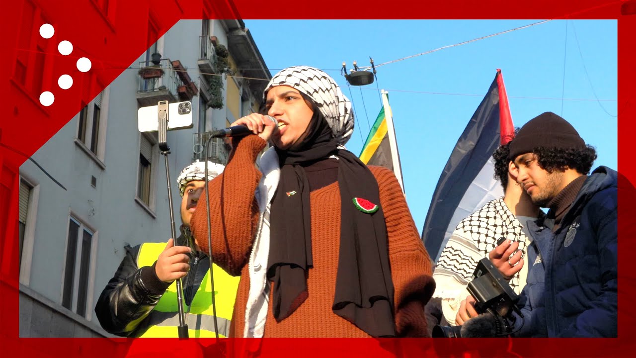 Corteo pro Palestina a Milano: 