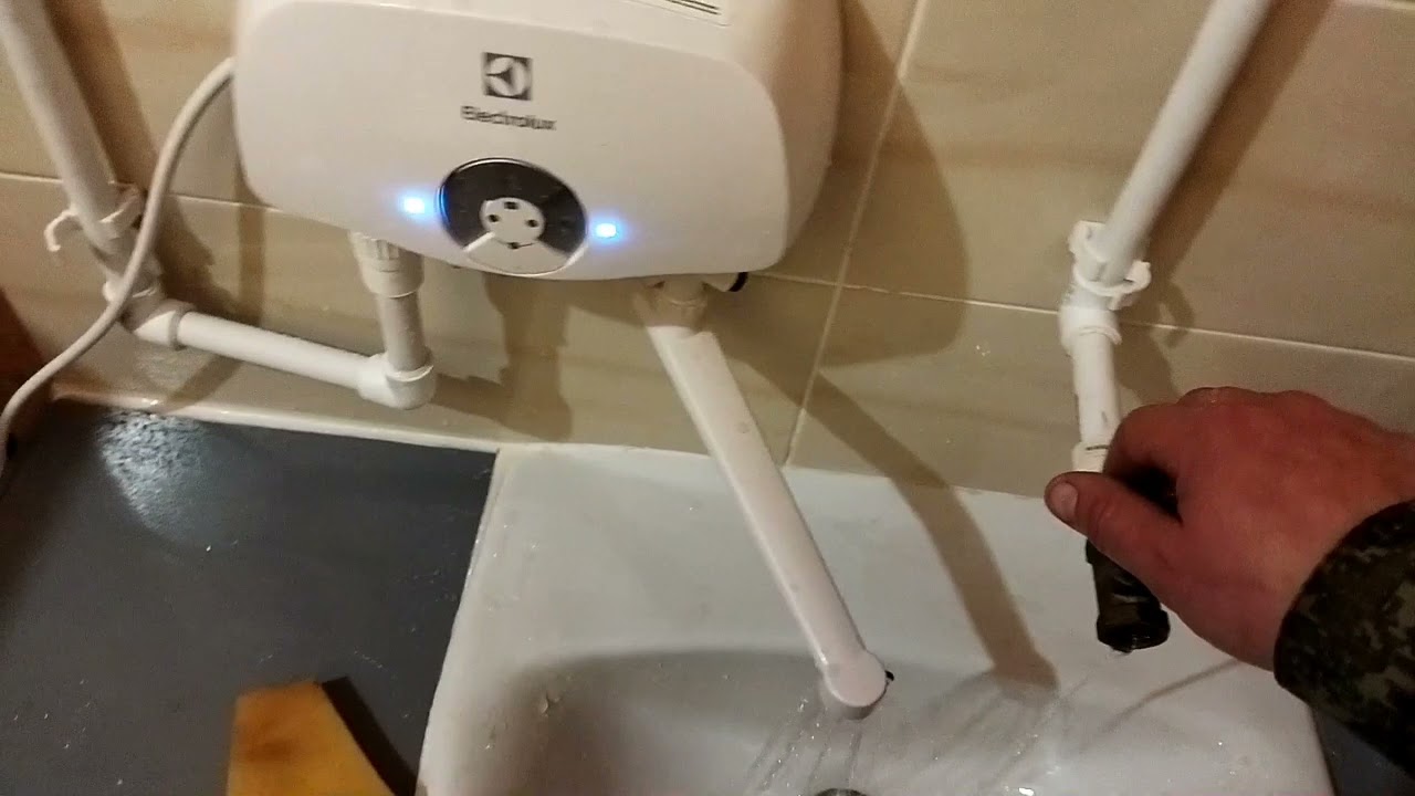 Проточный водонагреватель 3.5квт 