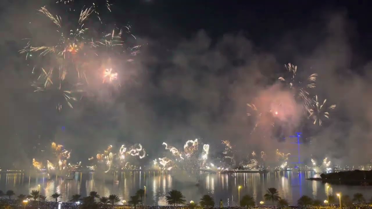 Sharjah Al Majaz Corniche Fireworks Display 2023 New Years Eve