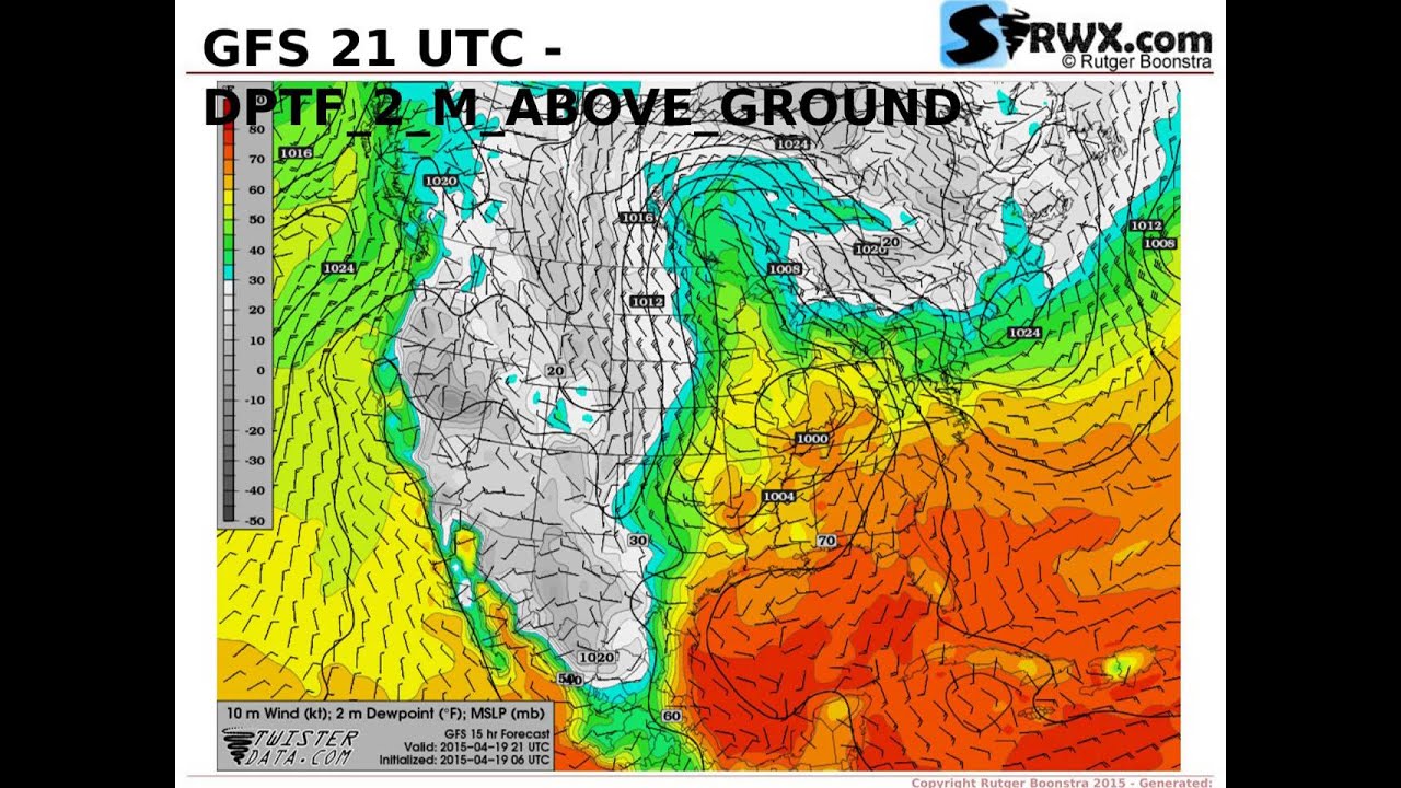 Severe Weather Maps for April 19, 2015 (Sun) - SPC Risk: ENH