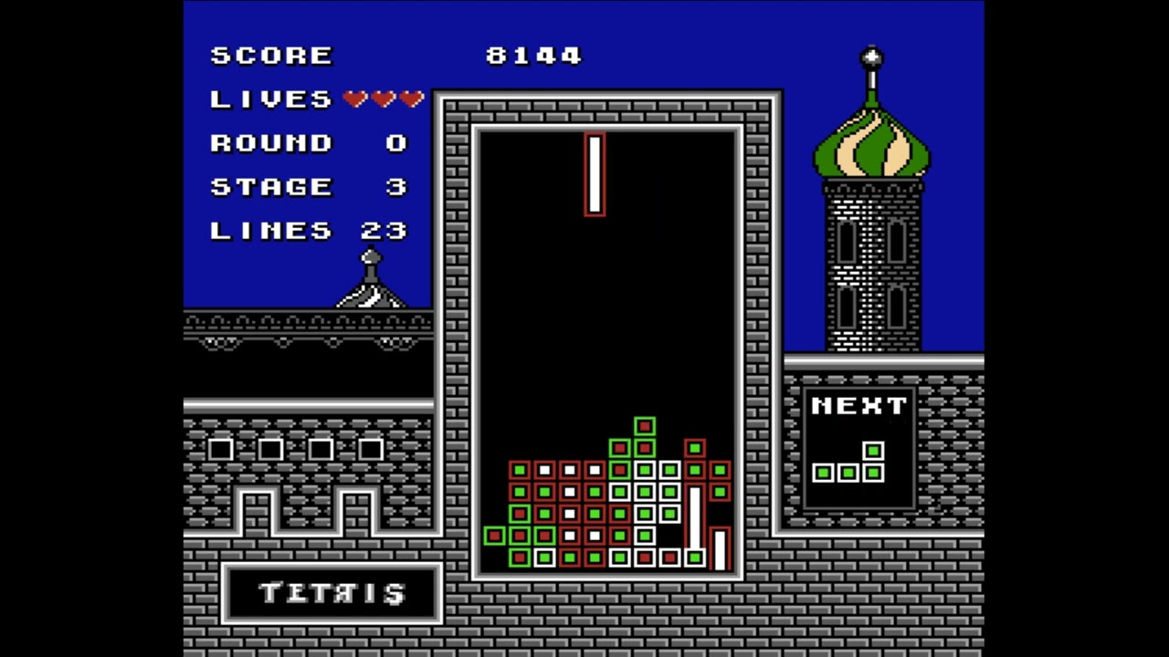 Tetris for Famicom (Bullet-Proof Software, Inc, 1988)