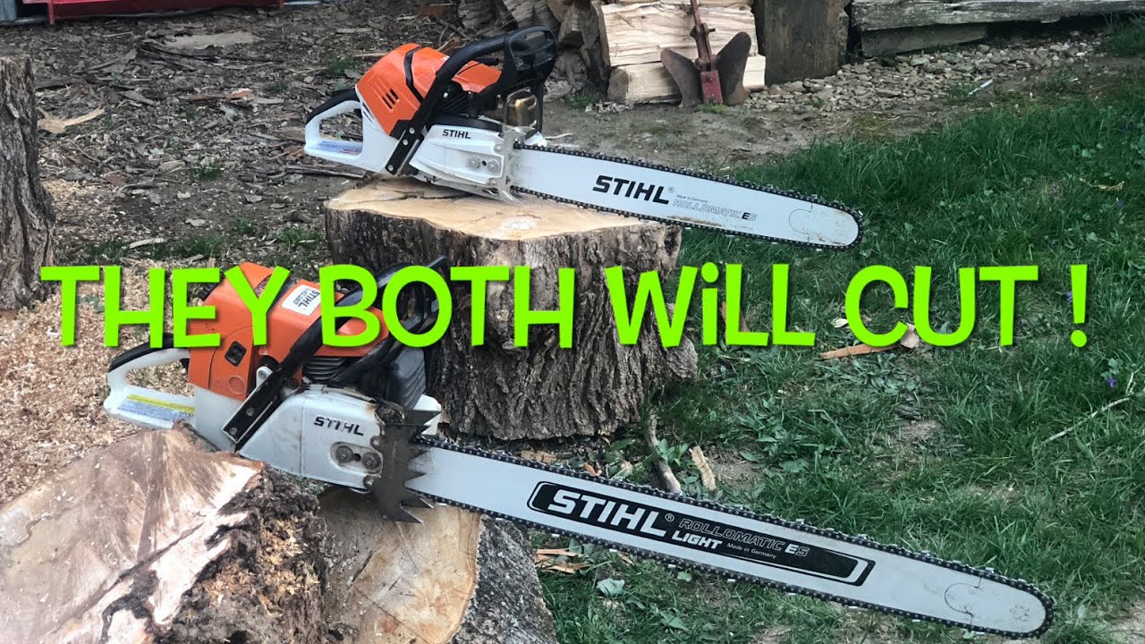 Stihl MS660 vs 500 i Which One is faster !