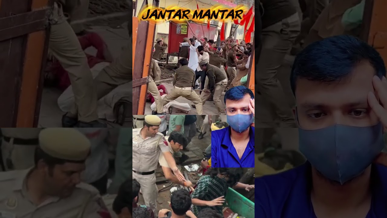 Delhi Cjp protest Today #cjpprotest#delhipolice #delhiprotest #shorts jantarmantar #india #bhimarmy