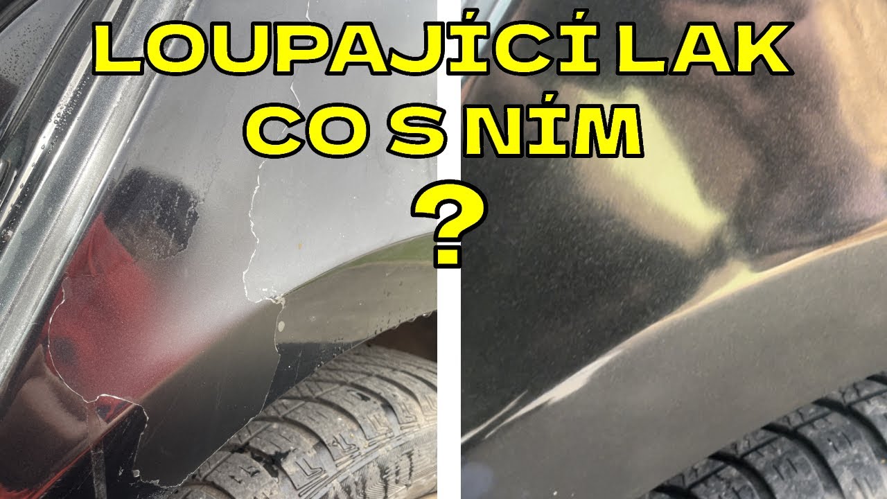 JAK OPRAVIT LOUPAJÍCÍ BEZBARVÝ LAK