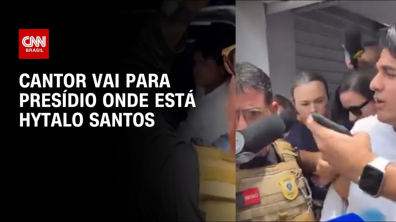 Cantor João Lima vai para presídio onde estão Hytalo Santos e Euro | BASTIDORES CNN