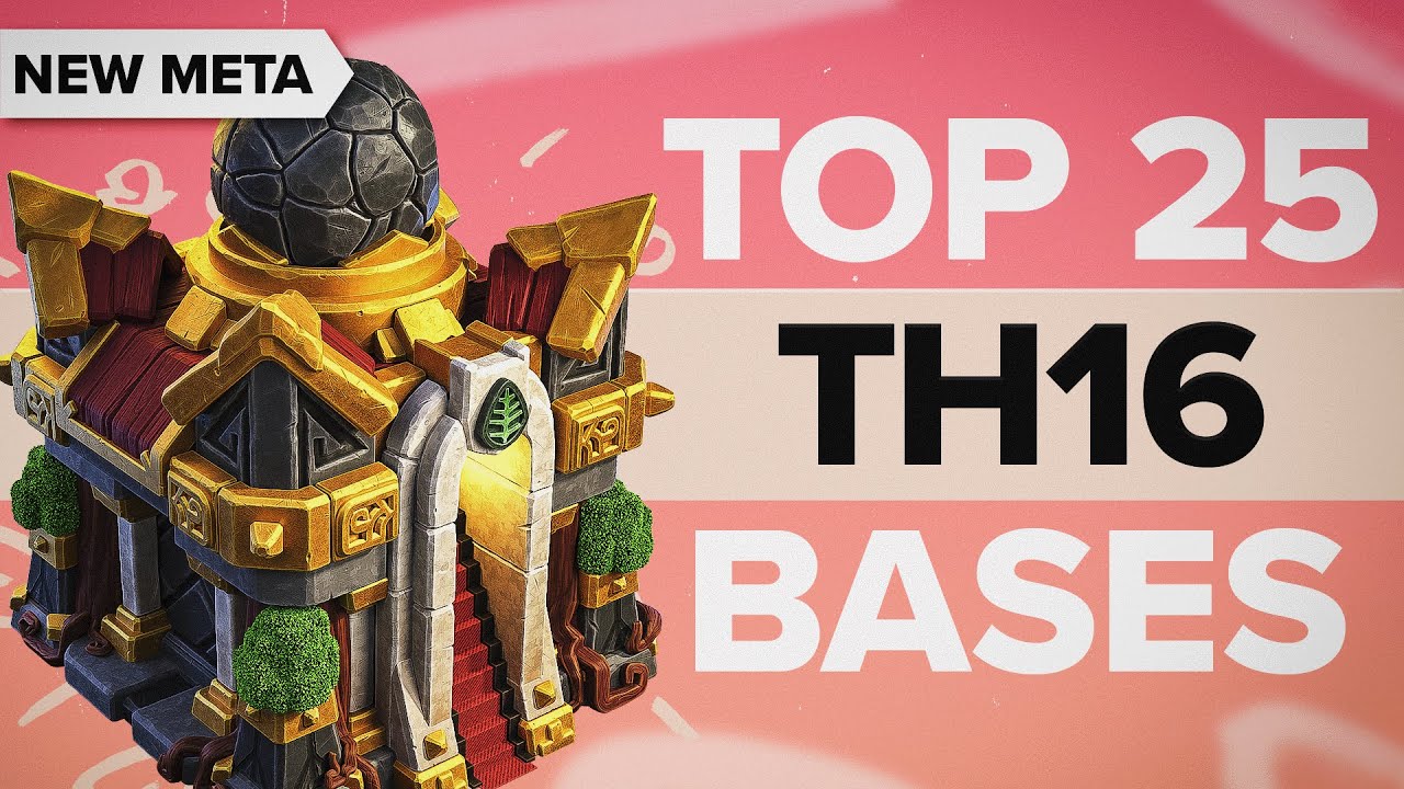 TOP 25 TH16 BASE Layouts 😍 NEW META (War/Trophy/Farming/Hybrid) Base Designs | Clash of Clans