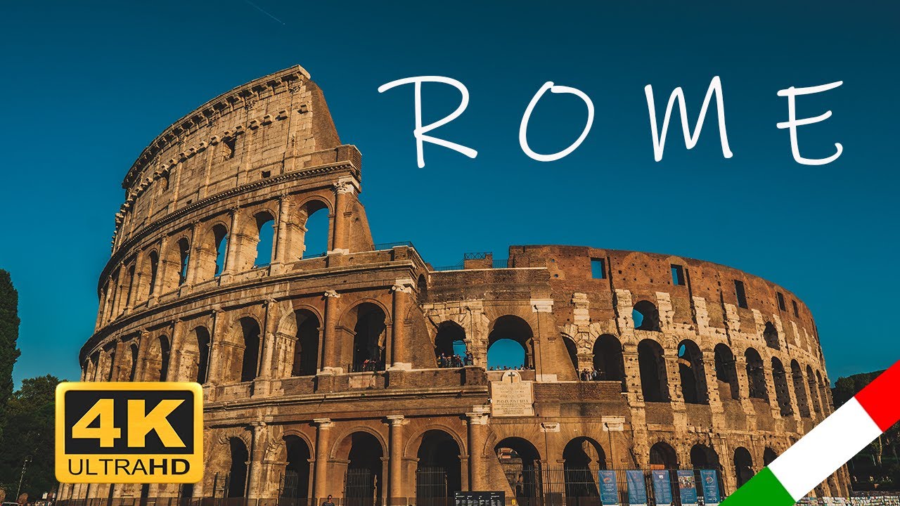 Rome In 4K 🇮🇹 | Walking Tour AND Aerial Views Drone Ultra HD 4K