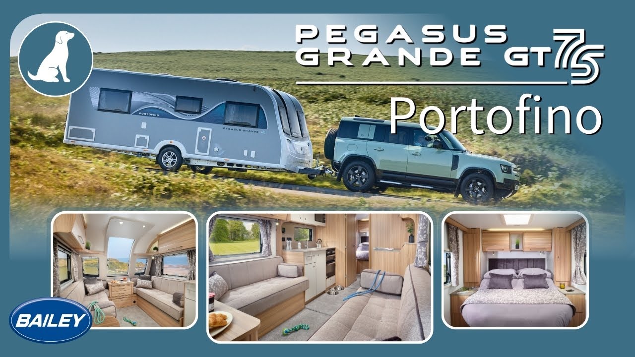 Caravan tour: Bailey Pegasus Grande GT75 Portofino (2025)