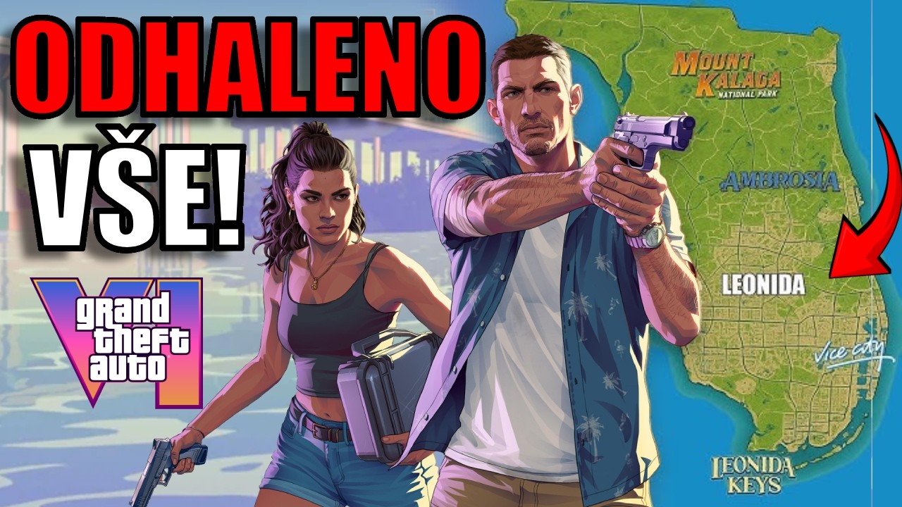 GTA 6: V&scaron;e, co v&iacute;me! Mapa, leaknut&eacute; info a nov&eacute; postavy