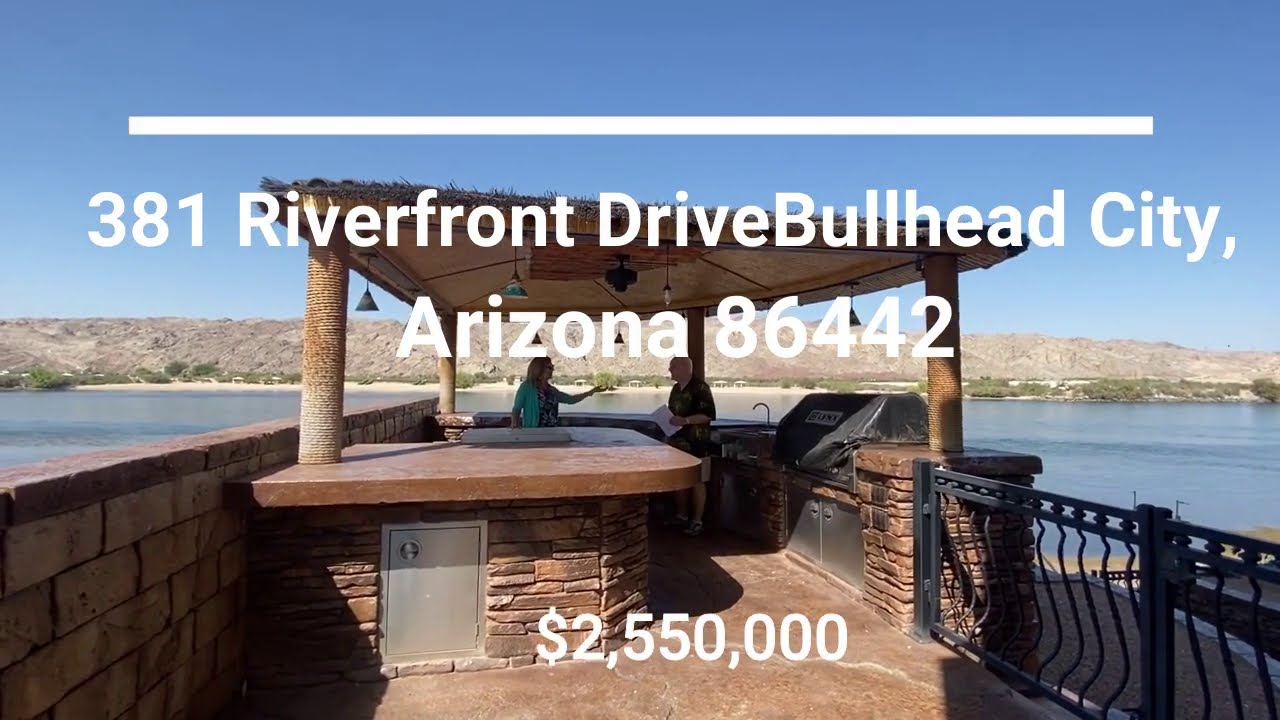 Riverfront Luxury Home For Sale (on the Colorado River!)- 8 BR, 12 Bath, & Private Beach with Dock!