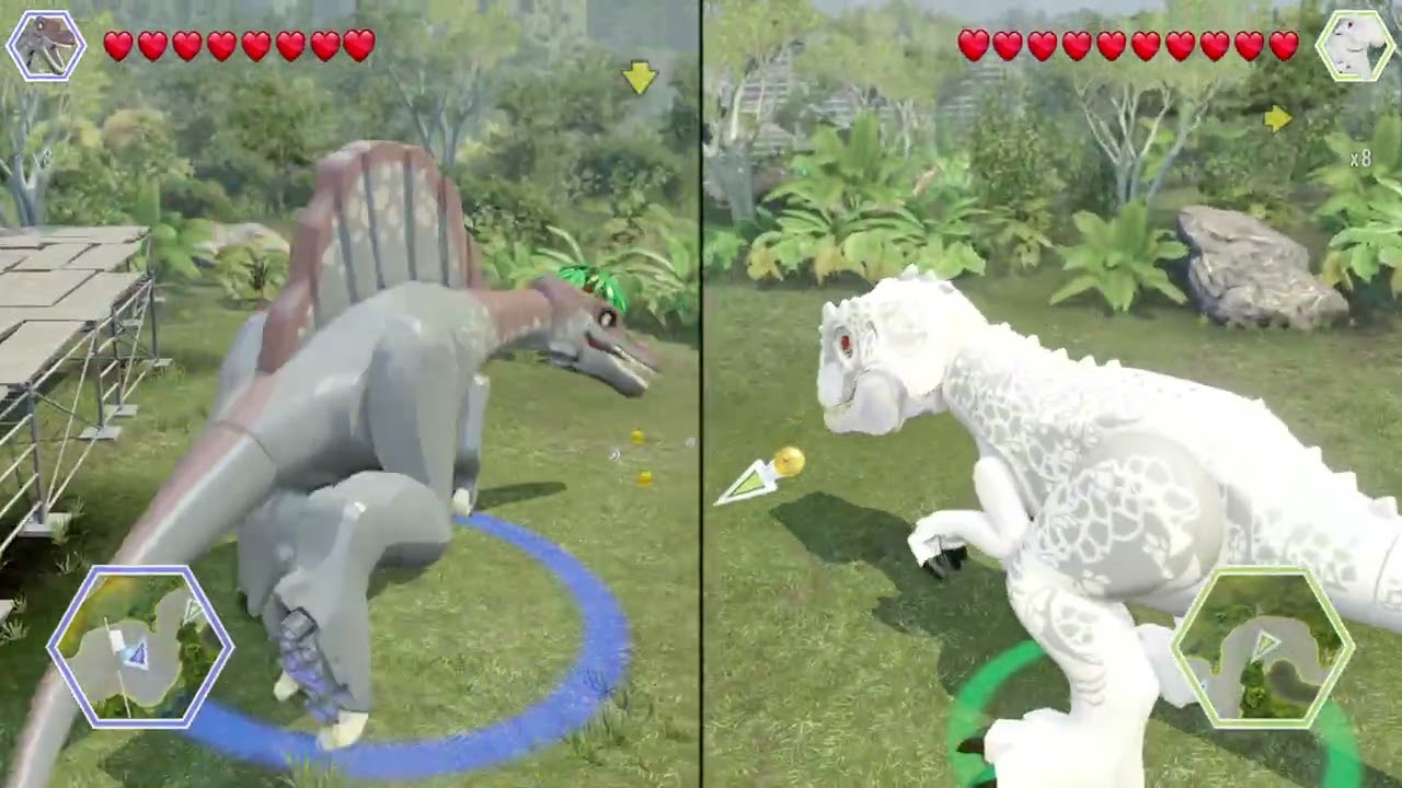 Robe el diamante del laboratorio en Jurassic World lego