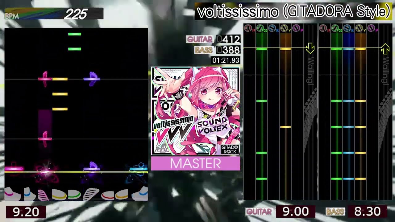 GITADORA / voltississimo (GITADORA STYLE) - MASTER (GITADORA EXCHAIN)