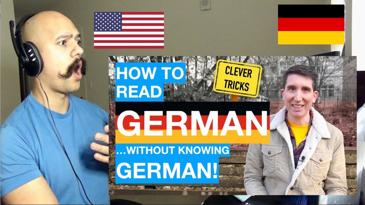 American reacts To How anyone including YOU can read German